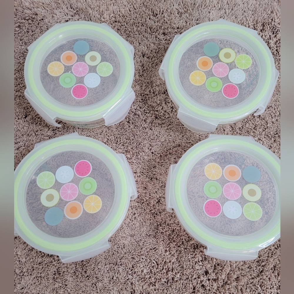 Sage Spoonfuls Glass Baby Food Containers with Lids, 4 Pack, 7 oz Baby Food Jars - Picture 9 of 10